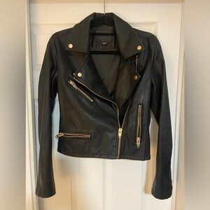 blankNYC black leather jacket